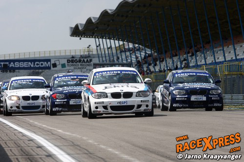 het BMW 130i startveld