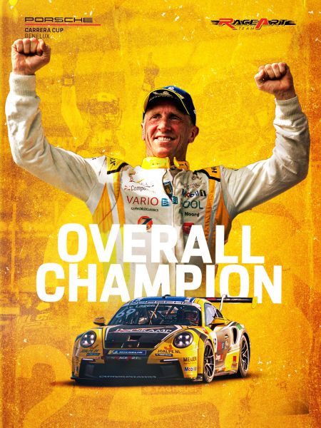 Porsche Carrera Cup Benelux 2025 Jaap van lagen kampioen 2025 Foto PM1SC 4 portret