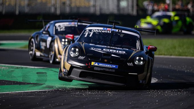 Porsche Mobil 1 Supercup in Monza Italië Foto 8 Nr11_Alessandro_Ghiretti_actie