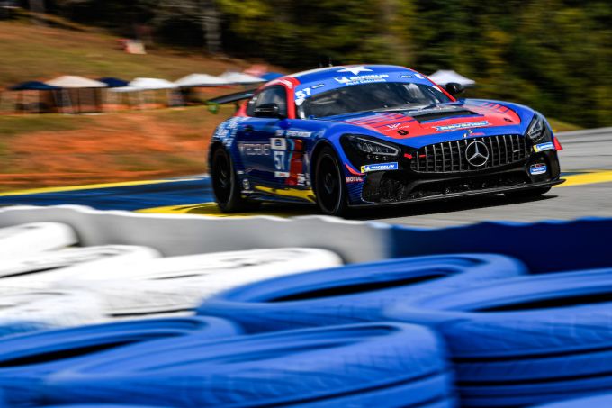 #57 Daan Arrow  Bryce Ward  Mercedes-AMG GT GT4 WINWARD Racing IMSA Michelin Pilot Challenge