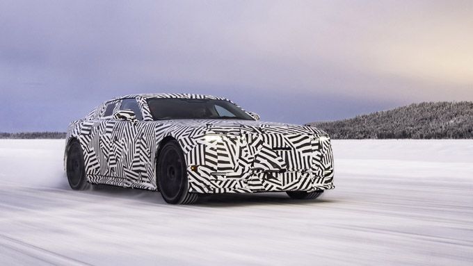 Aanstaande Jaguar GT begint aan extreme wintertests
