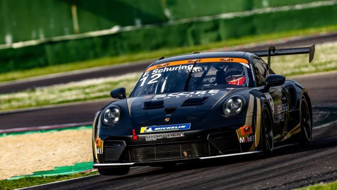 Porsche Sixt Carrera Cup Deutschland 2026 5 Flynt Schuring on track