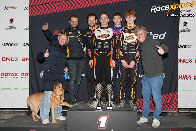 Kartende broers Ties en Yort van Wijk scoren podium bij debuut voor SP Motorsport