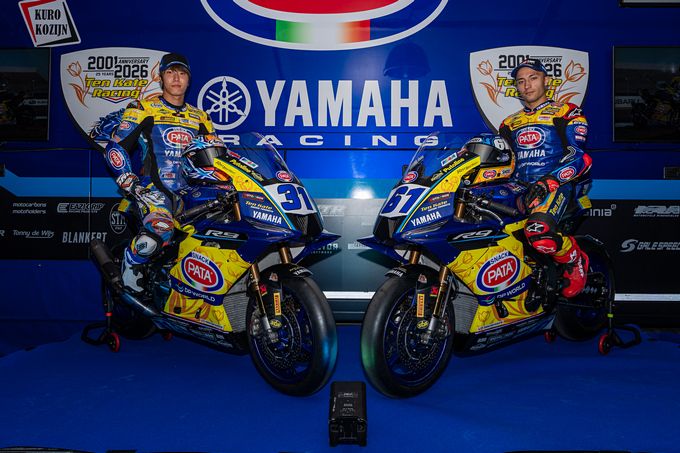 Pata Yamaha Ten Kate Racing presenteert speciale livery in Assen ter ere van 25-jarig bestaan